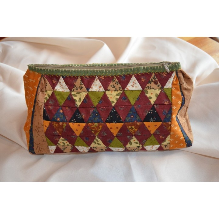 Trousse grand modèle Country – Assiette de Dresde – Pièce unique