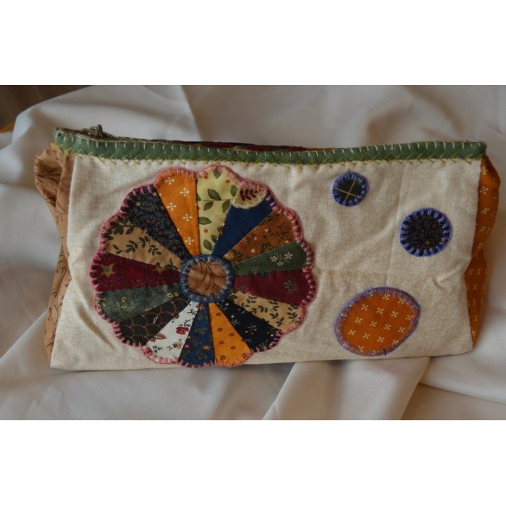Trousse grand modèle Country – Assiette de Dresde – Pièce unique
