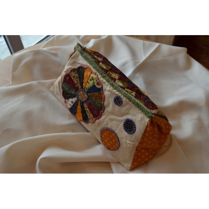 Trousse grand modèle Country – Assiette de Dresde – Pièce unique